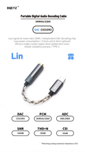 Load image into Gallery viewer, [🎶SG] BQEYZ LIN Type-C to 3.5mm / 4.4mm Portable DAC/AMP Adapter
