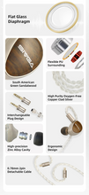 Load image into Gallery viewer, [🎶SG] SIVGA QUE UTG Flat Glass Diaphragm Dynamic Driver IEMs
