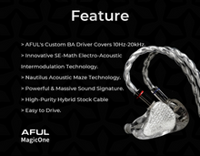 Load image into Gallery viewer, [🎶SG] Aful Magic One Single Balanced Armature In-ear Mointors
