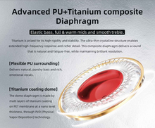 Load image into Gallery viewer, [🎶SG] KEFINE LORIC - PU + Titanium Diaphragm In-ear Monitor Earphones
