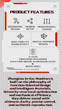 Load image into Gallery viewer, [🎶SG] TANGZU HARMONIC EMPIRE (HE) ZHANG LIAO - 1DD + 2BA + 1PL In-ear Monitors
