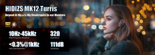 Load image into Gallery viewer, [🎶SG] HIDIZS MK12 Turris 12mm 91% Pure Magnesium Diaphragm HiFi In-ear Monitors
