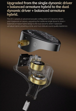 Load image into Gallery viewer, [🎶SG] KZ ZA12 - 2DD + 4BA Hybrid IEMs
