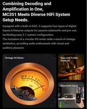 Load image into Gallery viewer, [🎶SG] FOSI AUDIO MC351 2.1 Channel Bluetooth Stereo Integrated Amplifier With DAC
