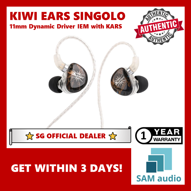 🎶SG] KIWI EARS x CRINACLE SINGOLO Custom 11mm Dynamic Driver IEM