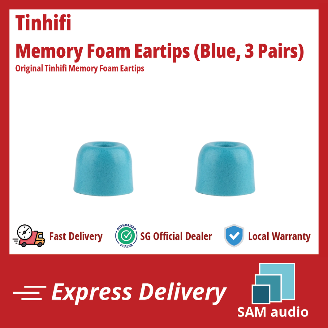 [🎶SG] TINHIFI Original Memory Foam Eartips (3 Pairs)