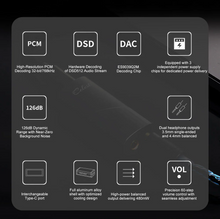 Load image into Gallery viewer, KINERA CELEST CD-20 (CD20) ES9039Q2M Portable DAC/AMP
