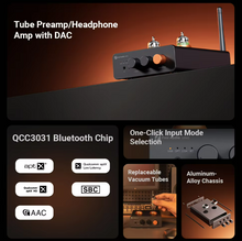 Load image into Gallery viewer, [🎶SG] FOSI AUDIO GR40 Tube DAC Preamp With Bluetooth And Tone Control

