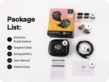 Load image into Gallery viewer, [🎶SG] KIWI EARS ETUDE - Beryllium DD + 3BA + Vibration Transducer
