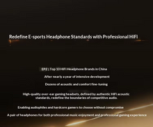 Load image into Gallery viewer, [🎶SG] EPZ GM55 - HiFi Tactical Gaming Headset With Interactive APP Tuning

