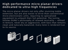 Load image into Gallery viewer, [🎶SG] DUNU DN142 - 1 DD + 4 BA + 2 Planar Tribrid Drivers IEMs
