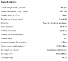 Load image into Gallery viewer, [🎶SG] ORTOFON MC CADENZA MONO - A True Mono Cartridge
