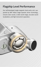 Load image into Gallery viewer, [🎶SG] TANCHJIM 4U DMT-4 Ultra Double Chamber Dynamic Driver IEMs
