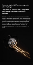Load image into Gallery viewer, [🎶SG] MOONDROP ARMATURE ART 12 (AA12) - 12 Balanced Armature Drivers In-ear Monitors

