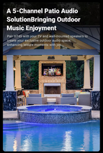 Load image into Gallery viewer, [🎶SG] FOSI AUDIO HT4S Bluetooth Amplifier For Outdoor Speakers, 4 Channel Power Amp For Bass Shaker With Remote Control

