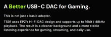 Load image into Gallery viewer, [🎶SG] EPZ TS01 - Portable Gaming DAC With Mic Input

