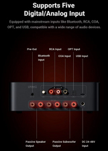 Load image into Gallery viewer, [🎶SG] FOSI AUDIO MC351 2.1 Channel Bluetooth Stereo Integrated Amplifier With DAC
