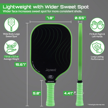 Load image into Gallery viewer, [🎶SG] JOYSENT ARCUS S1 - T300 Carbon Fiber Pickleball 14mm Paddle
