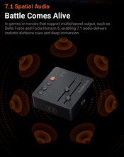 Load image into Gallery viewer, [🎶SG] Fosi Audio C3 - Gaming Sound Card DAC and Headphone Amplifier
