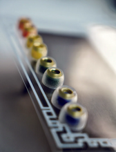 Load image into Gallery viewer, [🎶SG] TANGZU TANG SANCAI NOBLE BRASS EDITION - Liquid Silicone Hybrid Eartips
