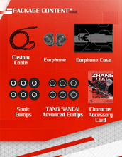 Load image into Gallery viewer, [🎶SG] TANGZU HARMONIC EMPIRE (HE) ZHANG LIAO - 1DD + 2BA + 1PL In-ear Monitors
