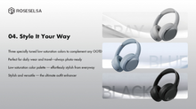 Load image into Gallery viewer, [🎶SG] ROSESELSA CAMBRIAN - Active Noise Cancelling Over Ear Wireless Headphone
