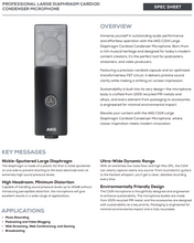 Load image into Gallery viewer, [🎶SG] AKG C104 - Large Diaphragm Cardioid Condenser Microphone
