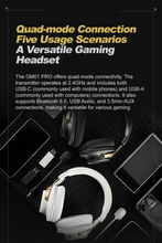 Load image into Gallery viewer, [🎶SG] MOONDROP GRAVITY GM-01 PRO - 50mm Dynamic Driver Professional Gaming Over-ear Headphone

