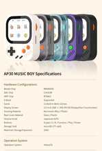 Load image into Gallery viewer, [🎶SG] HIDIZS AP 30 Music Boy - The Truly Wearable Palm Hi-Res Music Player
