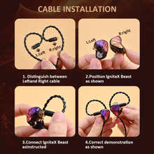 Load image into Gallery viewer, [🎶SG] KINERA CELEST IGNITEX BEAST 1DD + 1BA Hybrid Drivers In-Ear Monitors
