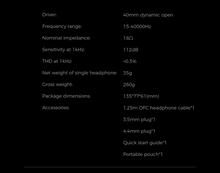 Load image into Gallery viewer, [🎶SG] AUNE AC45 - Clip-On Open-Back Headphones
