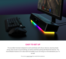 Load image into Gallery viewer, [🎶SG] CREATIVE - SOUND BLASTER KATANA V2X - Tri-Amplified Multi-Channel Super X-Fi Gaming Soundbar With Compact Subwoofer
