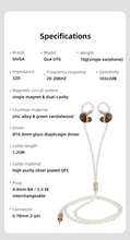 Load image into Gallery viewer, [🎶SG] SIVGA QUE UTG Flat Glass Diaphragm Dynamic Driver IEMs
