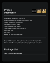 Load image into Gallery viewer, [🎶SG] MOONDROP FREEDSP PRO CS43198 Headphone Upgrade Cable USB-C
