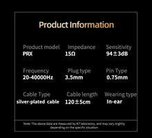 Load image into Gallery viewer, [🎶SG] KZ PRX Fourth-generation Newly Designed Planar Diaphragm IEM with MIC
