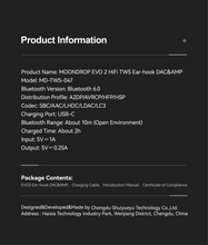 Load image into Gallery viewer, [🎶SG] MOONDROP EVO II (EVO 2) - Bluetooth 6.0 True Wireless Ear Hook
