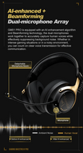 Load image into Gallery viewer, [🎶SG] MOONDROP GRAVITY GM-01 PRO - 50mm Dynamic Driver Professional Gaming Over-ear Headphone
