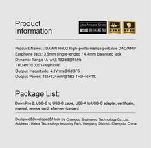 Load image into Gallery viewer, [🎶SG] MOONDROP DAWN PRO 2 Dual CS43198 Portable USB DAC/AMP
