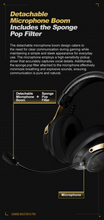 Load image into Gallery viewer, [🎶SG] MOONDROP GRAVITY GM-01 PRO - 50mm Dynamic Driver Professional Gaming Over-ear Headphone

