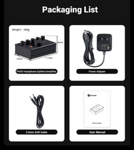 Load image into Gallery viewer, [🎶SG] FOSI AUDIO PH05 5-Channel Headphone Splitter Amplifier
