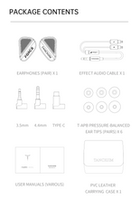Load image into Gallery viewer, [🎶SG] TANCHJIM x EFFECT AUDIO FORCE Dual Dynamic Drive Flagship In-ear Monitors
