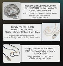 Load image into Gallery viewer, [🎶SG] HIDIZS ST2 PRO Nebula 2-in-1 High-Performance DAC &amp; USB-C HiFi Digital In-ear Earphones
