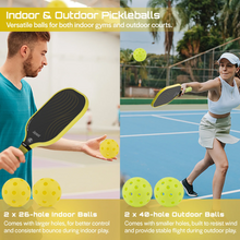 Load image into Gallery viewer, [🎶SG] JOYSENT ARCUS S1 - T300 Carbon Fiber Pickleball 14mm Paddle
