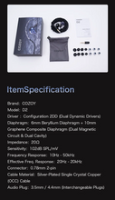 Load image into Gallery viewer, [🎶SG] COZOY D2 - 2 Dynamic Driver IEMs
