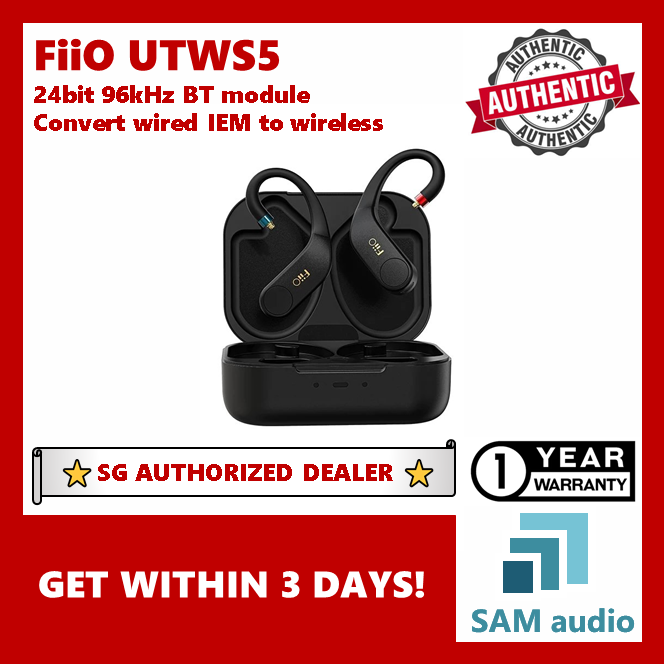 [🎶SG] Fiio UTWS5 V2 TWM (MMCX / 2pin)