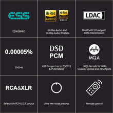 Load image into Gallery viewer, [🎶SG] TOPPING D90SE MQA, ES9038PRO Full Balanced DAC, LDAC Bluetooth, Hifi Audio
