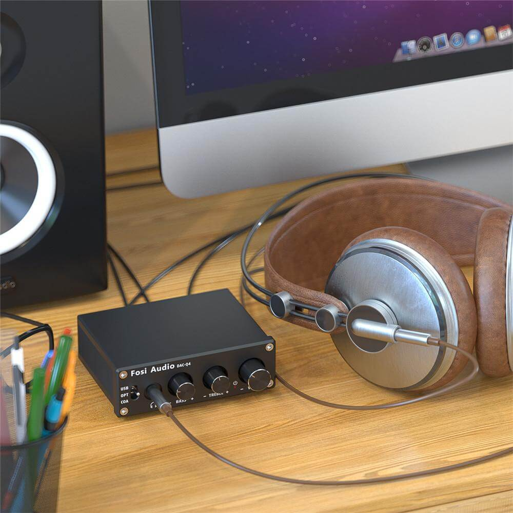 AC-Q3 PRO DAC-Audiodecoder, Glasvezel / Coaxiaal / PC-USB 3,5 mm Hoofdtelefoonaudioversterker (Zwart AC-Q3 PRO DAC-Audiodecoder, Glasvezel / Coaxiaal / PC-USB 3,5 mm Hoofdtelefoonaudioversterker (Zwart
