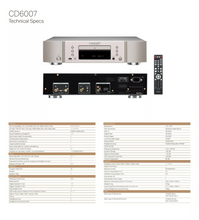 Load image into Gallery viewer, [🎶SG] Marantz CD6007 CD Player with HDAM-SA2 Amplifier
