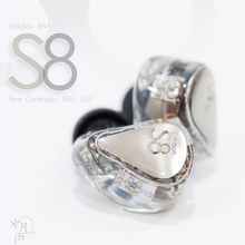 Load image into Gallery viewer, [🎶SG] Moondrop S8 IEM, New Generation 8BA Sonion + Knowles + Softears, 16Ω, Hifi Audio
