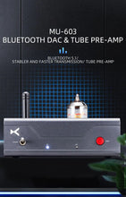 Load image into Gallery viewer, [🎶SG] XDuoo MU-603, 12AU7 Tube pre-amplifier with ES9018K2M DAC, Bluetooth 5.1 Aptx HD, Hi-Res Hifi Audio
